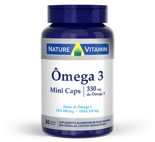 Ômega 3 Mini - 30 Mini Softgel - Nature Vitamin (SCP)